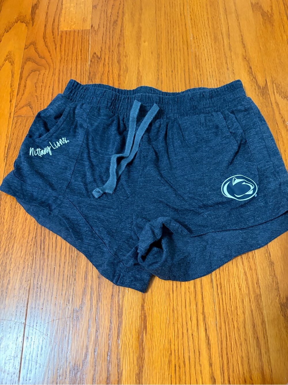 Colosseum Navy Athletic Women's Shorts with Penn State Logo